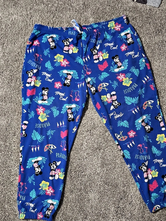 Disney Other - Disney Mickey Mouse Tropical Paradise Jogger Pajama Pants Leggings